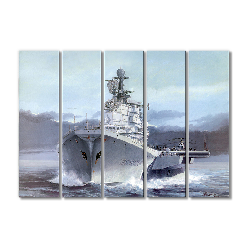 

Модульная картина Artel «Корабль Новоросийск» 5 модулей 80x120 см
