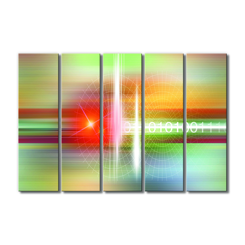 

Модульная картина Artel «Код 0101» 5 модулей 80x120 см