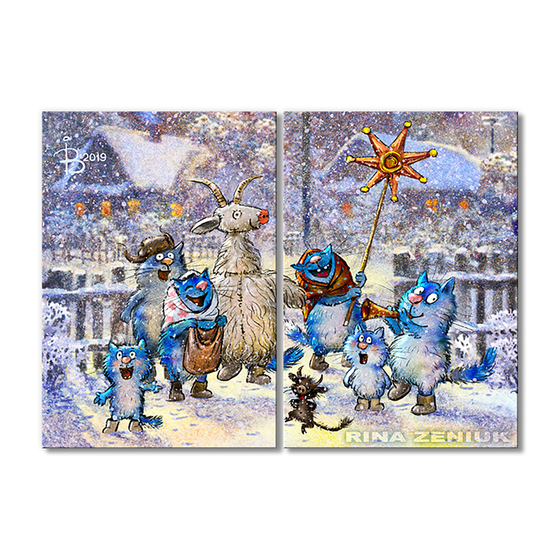 

Модульная картина Artel «Колядниця» 2 модуля 80x120 см