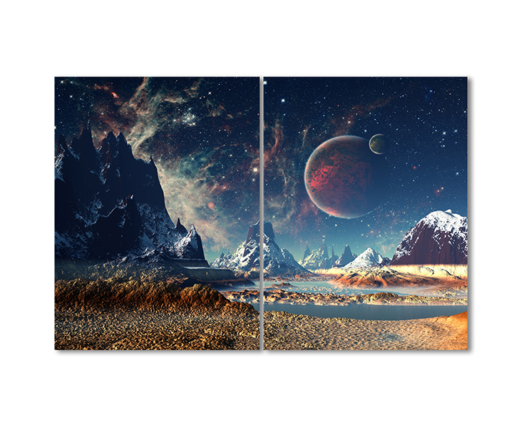 

Модульная картина Artel «Космос» 2 модуля 50x75 см