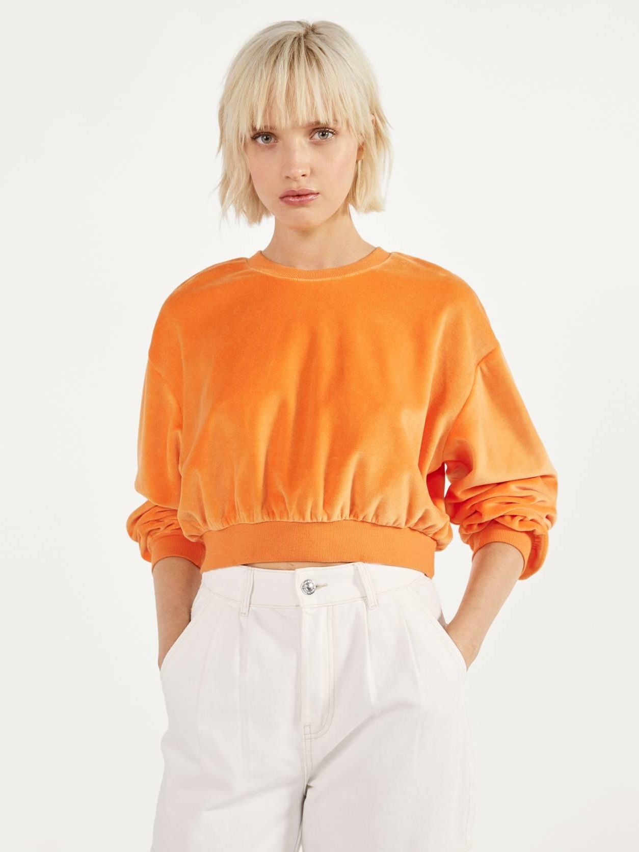 

Свитшот Bershka XAZ266462JHAD  Оранжевый, Свитшот Bershka XAZ266462JHAD S Оранжевый