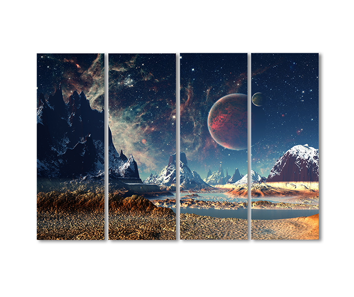 

Модульная картина Artel «Космос» 4 модуля 120x180 см