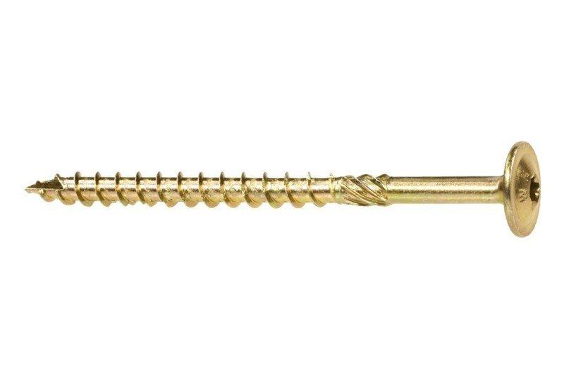 

Шуруп по дереву 8х100 с прессшайбой TORX 40 конструкционный ( упк 50 шт )