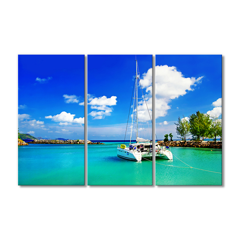 

Модульная картина Artel «Катамаран сейшельских островов» 3 модуля 50x75 см