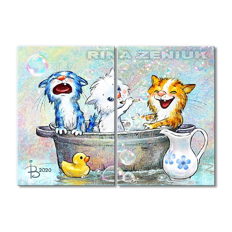 

Модульная картина Artel «Купание» 2 модуля 70x105 см