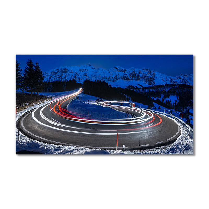 

Модульная картина Artel «Изогнутое освещение дороги в снегу» 1 модуль 80x120 см