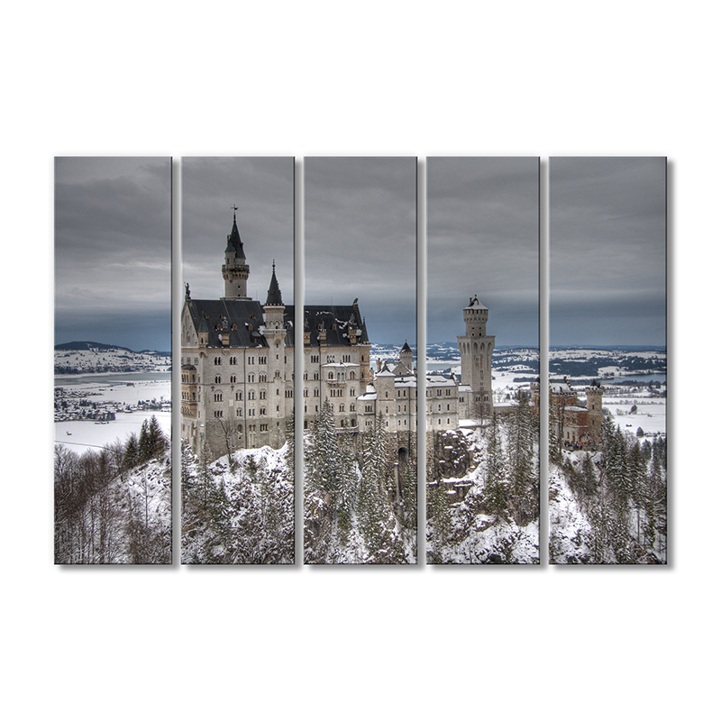

Модульная картина Artel «Зимний замок Нойшванштайн» 5 модулей 90x135 см