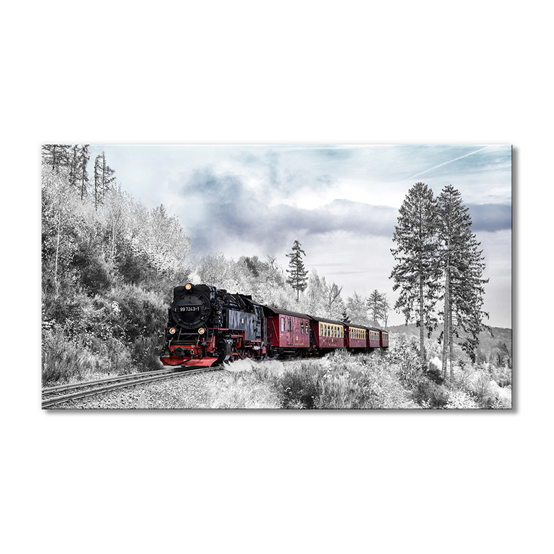 

Модульная картина Artel «Зимний пейзаж поезд» 1 модуль 80x120 см