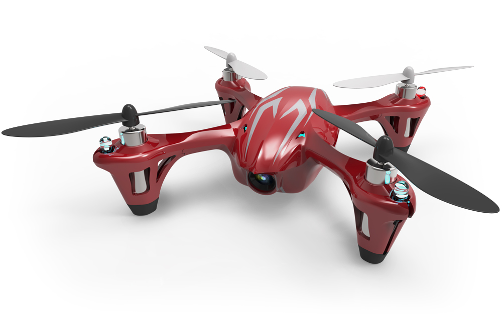 

Квадрокоптер Hubsan X4 H107C с HD камерой RTF красный