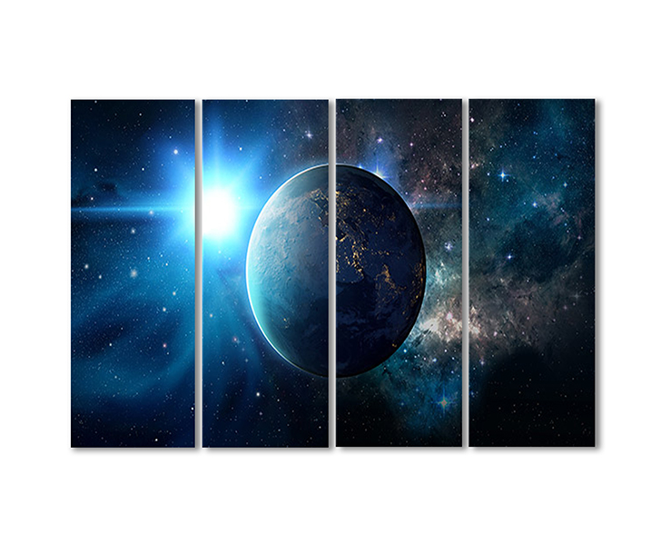 

Модульная картина Artel «Земля и звезды» 4 модуля 120x180 см