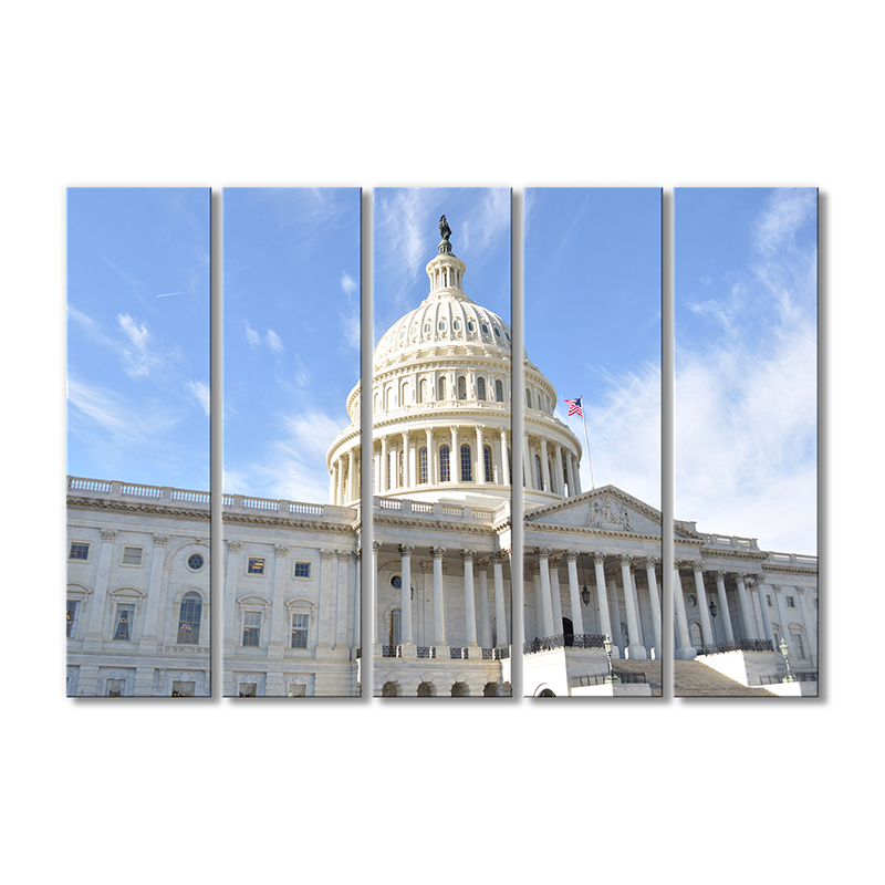 

Модульная картина Artel «Здание Капитолия США Вашингтон» 5 модулей 90x135 см