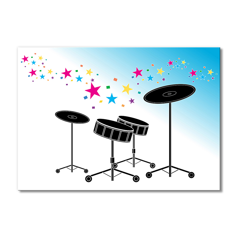 

Модульная картина Artel «Звездное изображение музыкальные инструменты» 1 модуль 70x105 см