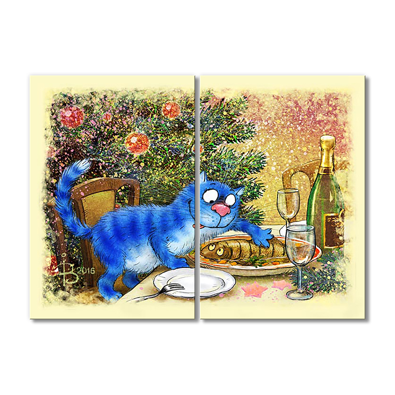 

Модульная картина Artel «Заливная рыба» 2 модуля 80x120 см