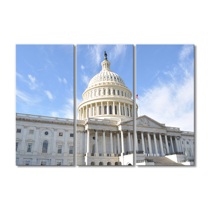 

Модульная картина Artel «Здание Капитолия США Вашингтон» 3 модуля 60x90 см