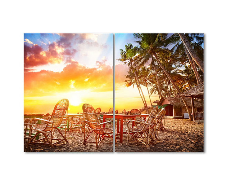 

Модульная картина Artel «Закат на Гоа Индия» 2 модуля 60x90 см