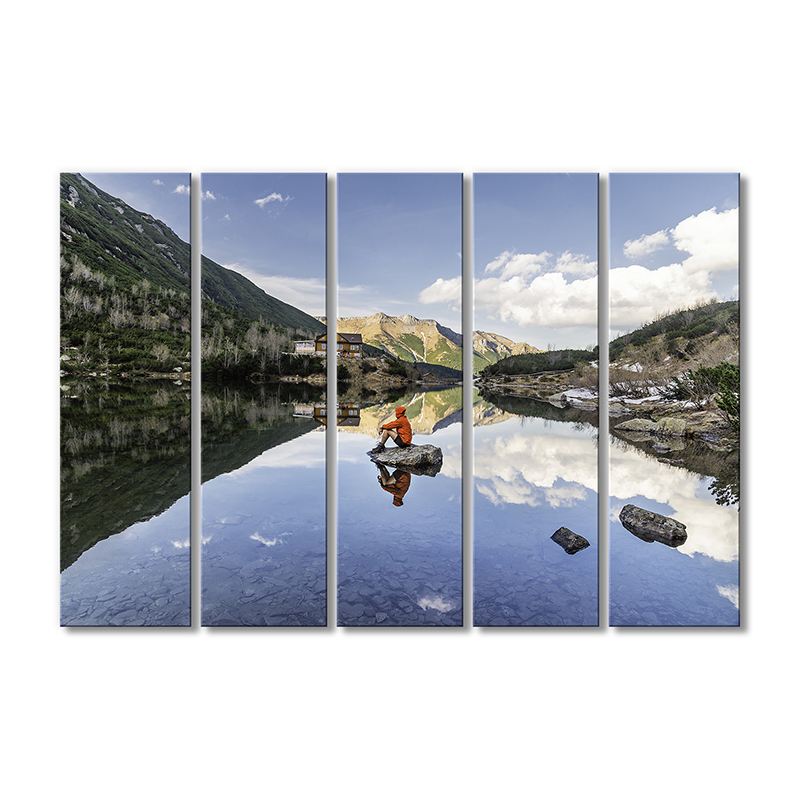 

Модульная картина Artel «Досуг в горах» 5 модулей 90x135 см