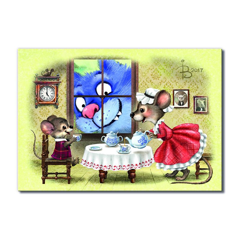 

Модульная картина Artel «Заглянул в норку» 1 модуль 70x105 см