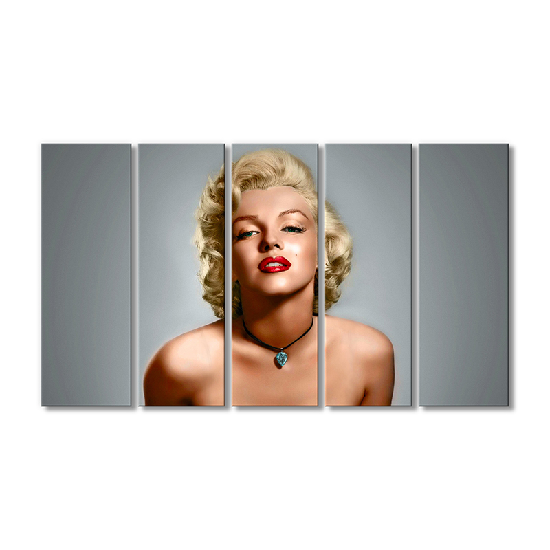 

Модульная картина Artel «Мерлин Монро» 5 модулей 120x180 см