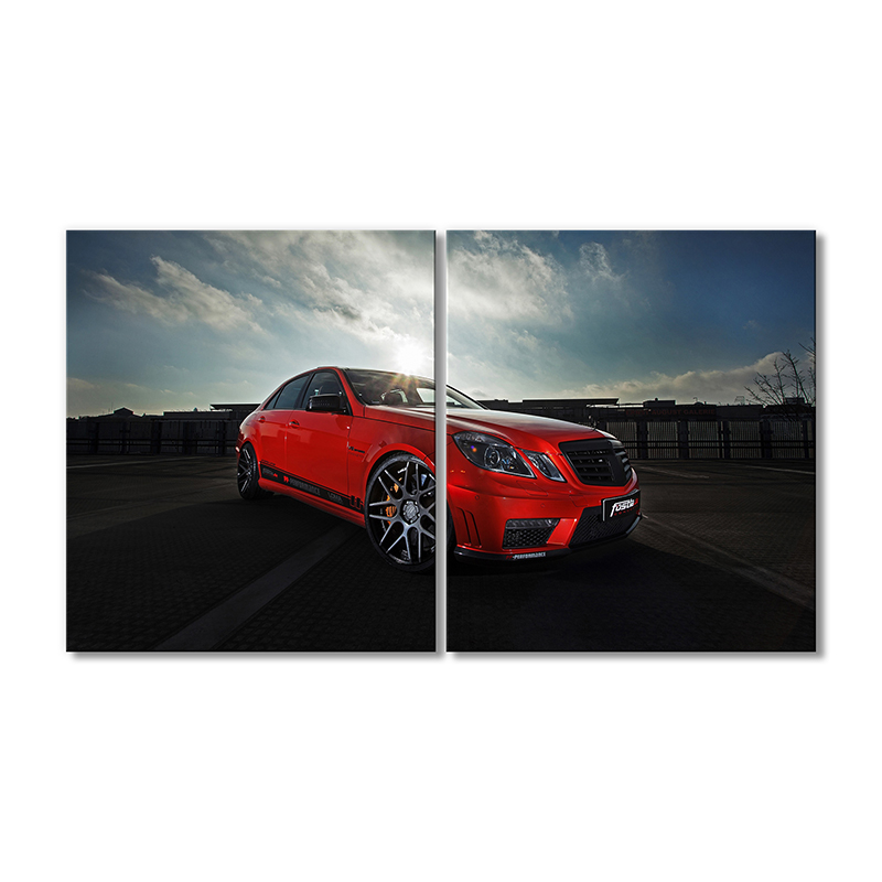 

Модульная картина Artel «Мерседес Бенц E63 AMG авто» 2 модуля 120x180 см