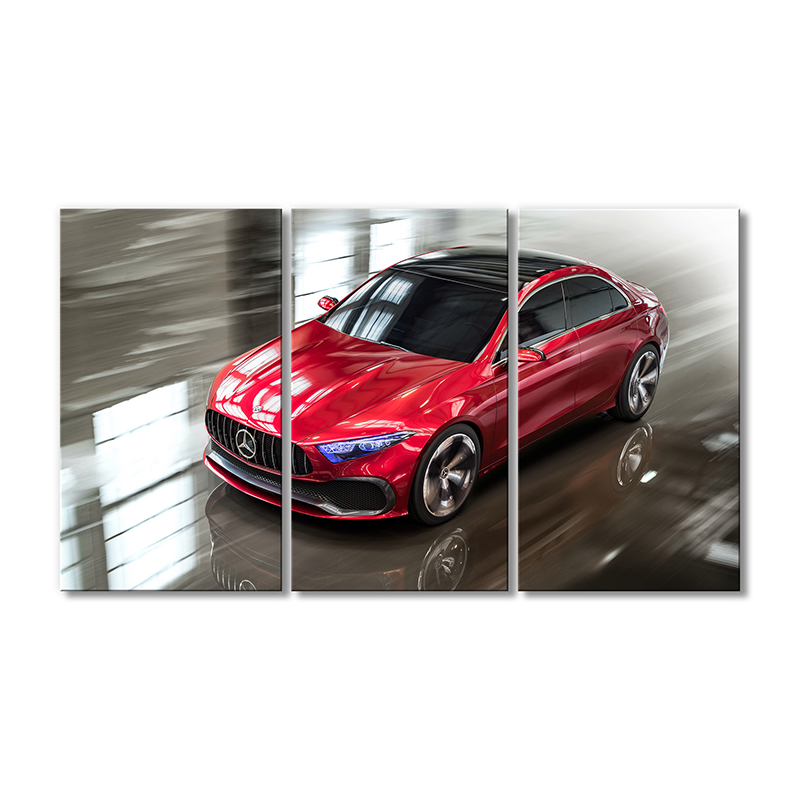 

Модульная картина Artel «Мерседес А-класс седан 2019» 3 модуля 80x120 см