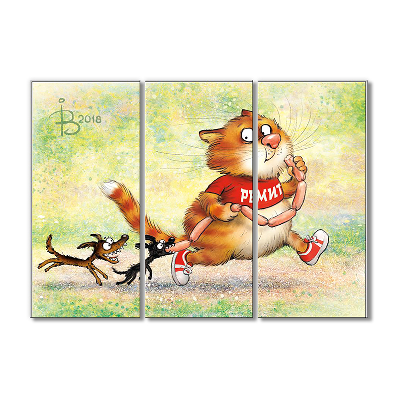 

Модульная картина Artel «Марафон» 3 модуля 80x120 см