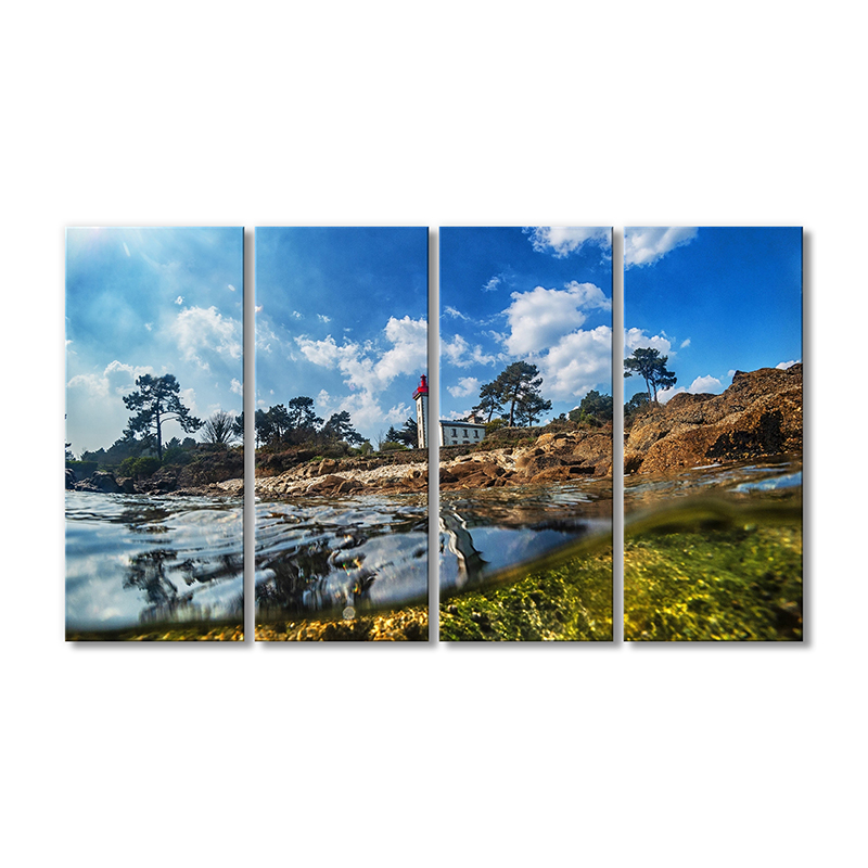 

Модульная картина Artel «Маяк Сент-Марин, Одет Франция» 4 модуля 80x120 см