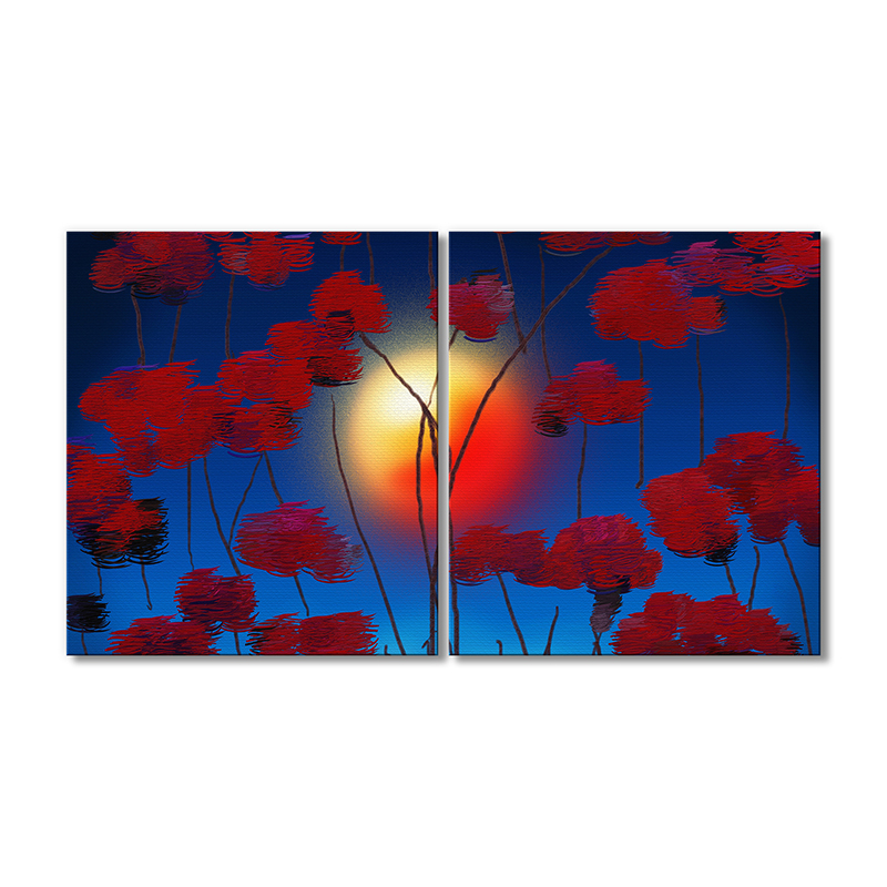 

Модульная картина Artel «Мак на фоне солнца» 2 модуля 60x90 см