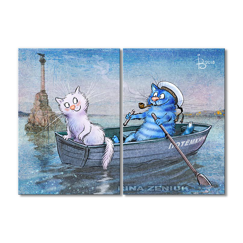

Модульная картина Artel «Матроскин» 2 модуля 60x90 см