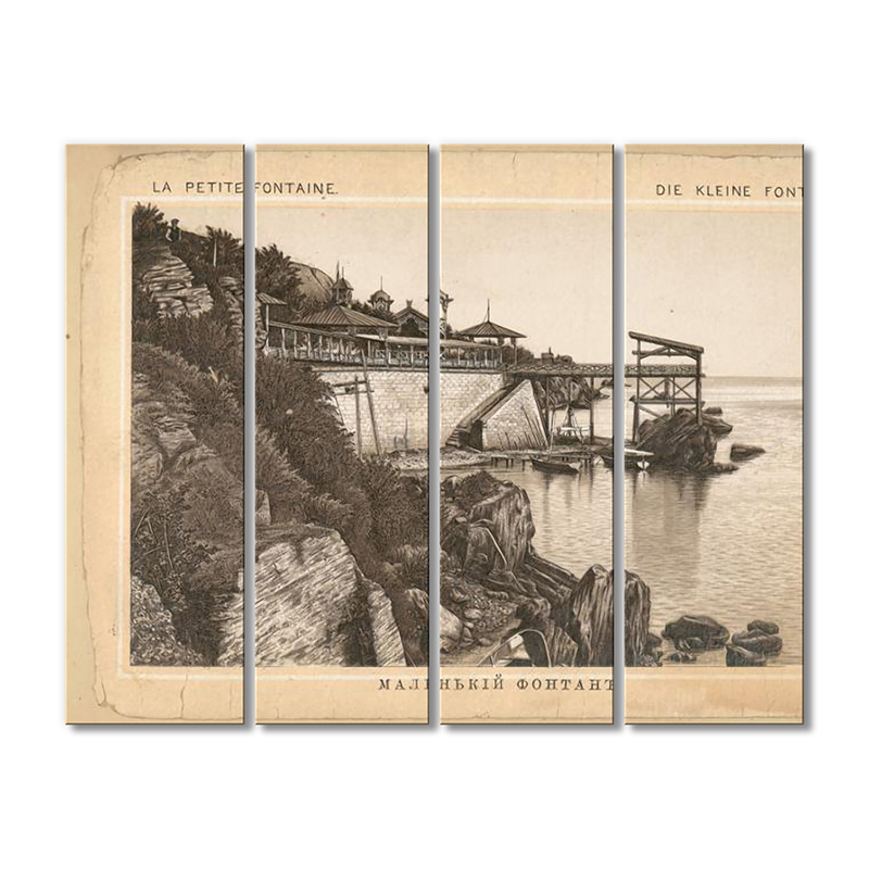 

Модульная картина Artel «Одесса побережье маленький фонтан» 4 модуля 120x180 см