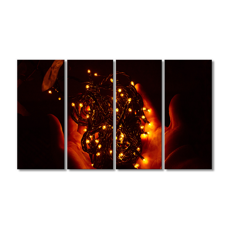 

Модульная картина Artel «Огоньки в руках» 4 модуля 120x180 см