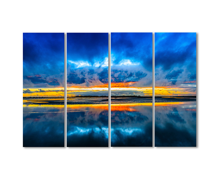 

Модульная картина Artel «Отражение заката» 4 модуля 80x120 см