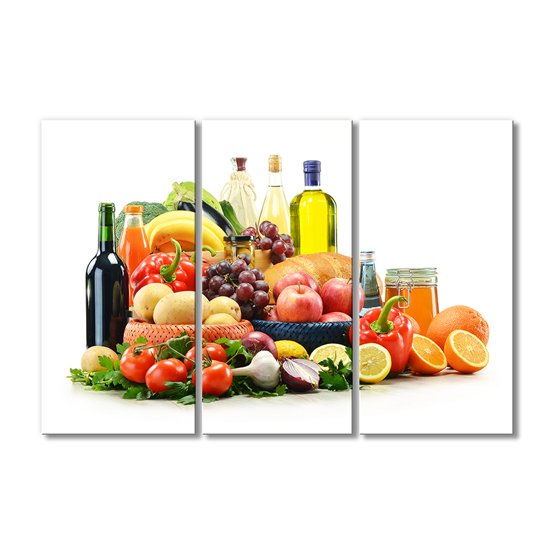 

Модульная картина Artel «Органические продукты питания» 3 модуля 120x180 см