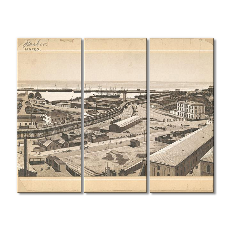 

Модульная картина Artel «Одесса. Черное море» 3 модуля 120x180 см