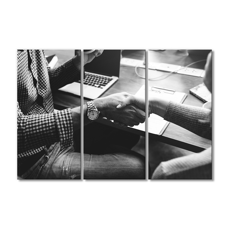 

Модульная картина Artel «Отличная сделка» 3 модуля 60x90 см