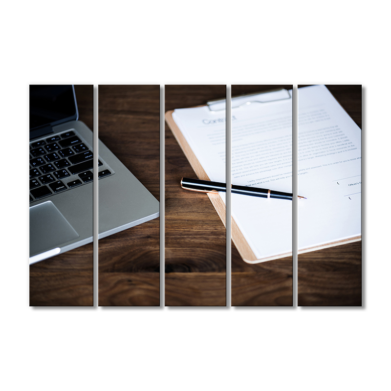 

Модульная картина Artel «Офисные документы» 5 модулей 90x135 см