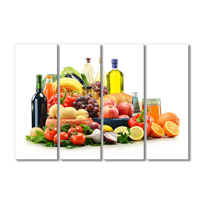 

Модульная картина Artel «Органические продукты питания» 4 модуля 80x120 см