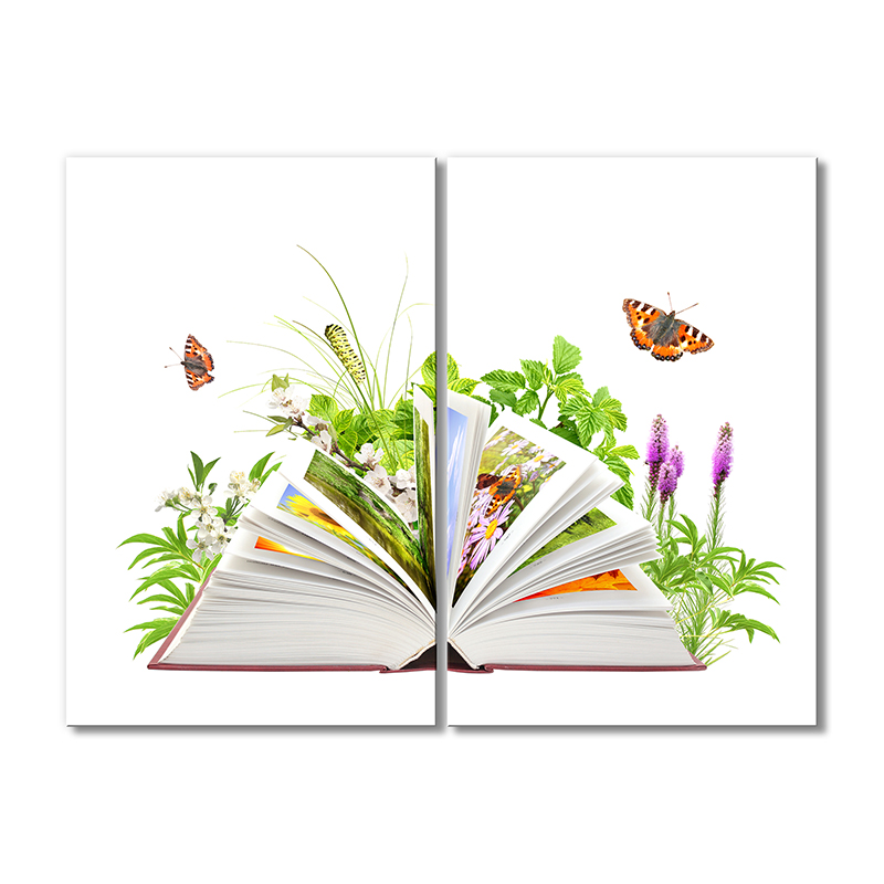 

Модульная картина Artel «Книга по ботанике» 2 модуля 120x180 см