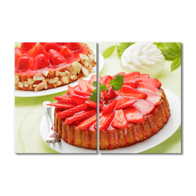 

Модульная картина Artel «Клубничный пирог» 2 модуля 70x105 см