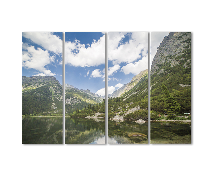 

Модульная картина Artel «Озеро горы» 4 модуля 70x105 см