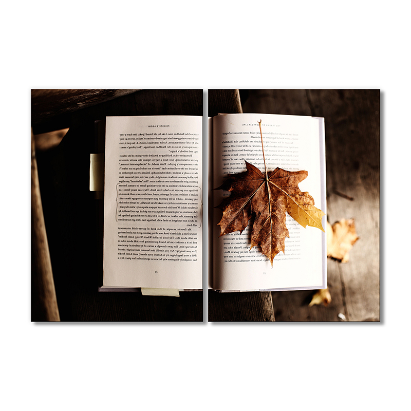 

Модульная картина Artel «Книга с осенним листом» 2 модуля 50x75 см