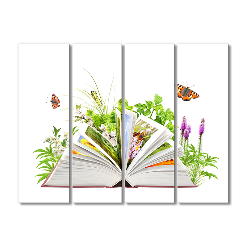 

Модульная картина Artel «Книга по ботанике» 4 модуля 90x135 см