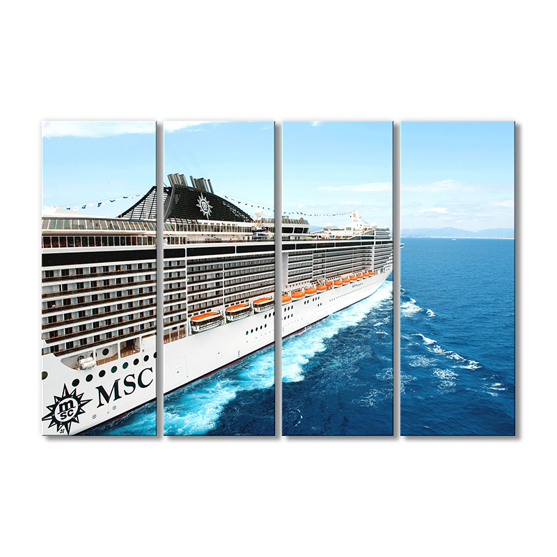 

Модульная картина Artel «Круизный лайнер MSC» 4 модуля 120x180 см