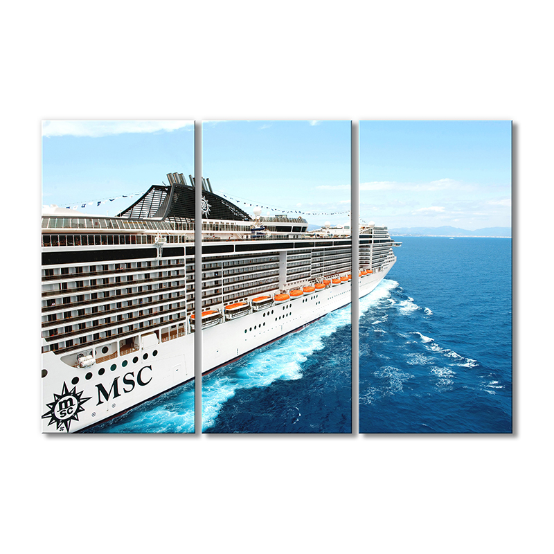 

Модульная картина Artel «Круизный лайнер MSC» 3 модуля 50x75 см