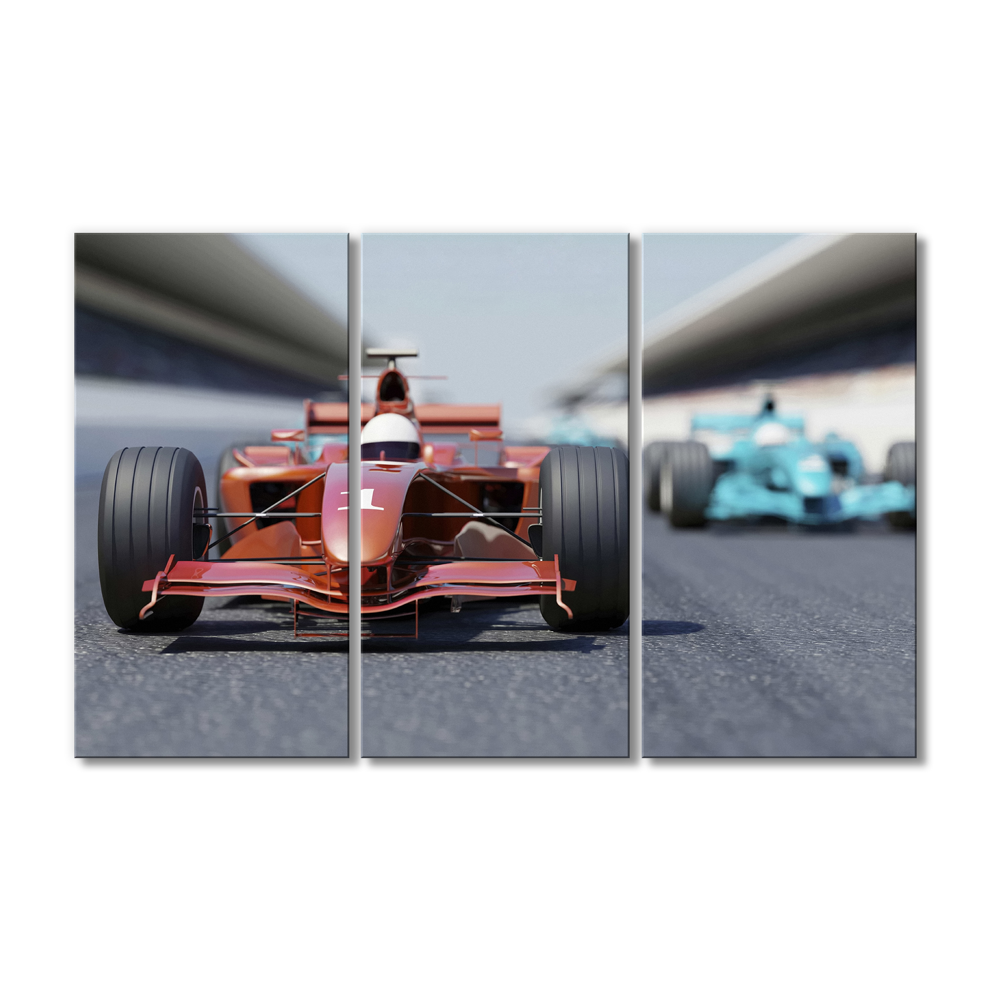 

Модульная картина Artel «Красный болид Formula-1» 3 модуля 80x120 см