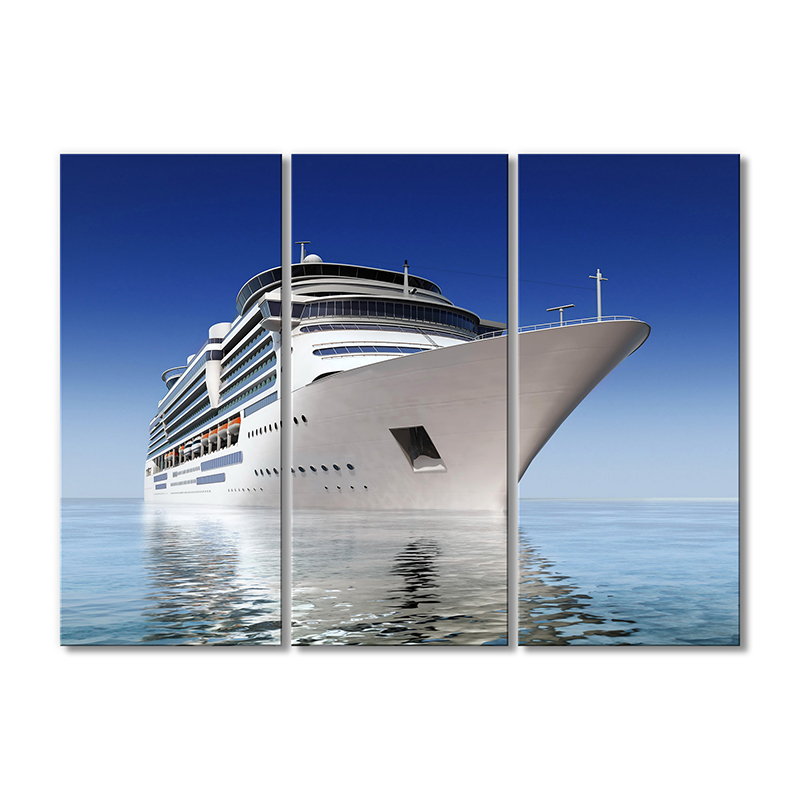 

Модульная картина Artel «Красивый корабль в море» 3 модуля 70x105 см