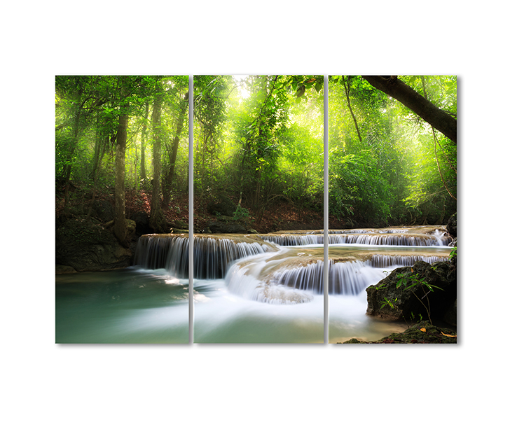 

Модульная картина Artel «Лесной водопад» 3 модуля 90x135 см