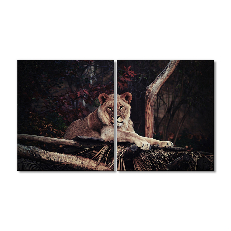 

Модульная картина Artel «Лев в дикой природе» 2 модуля 90x135 см