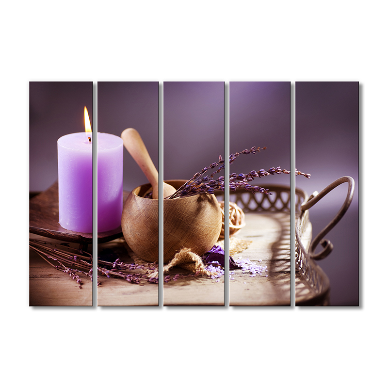 

Модульная картина Artel «Лавандовая свеча» 5 модулей 90x135 см