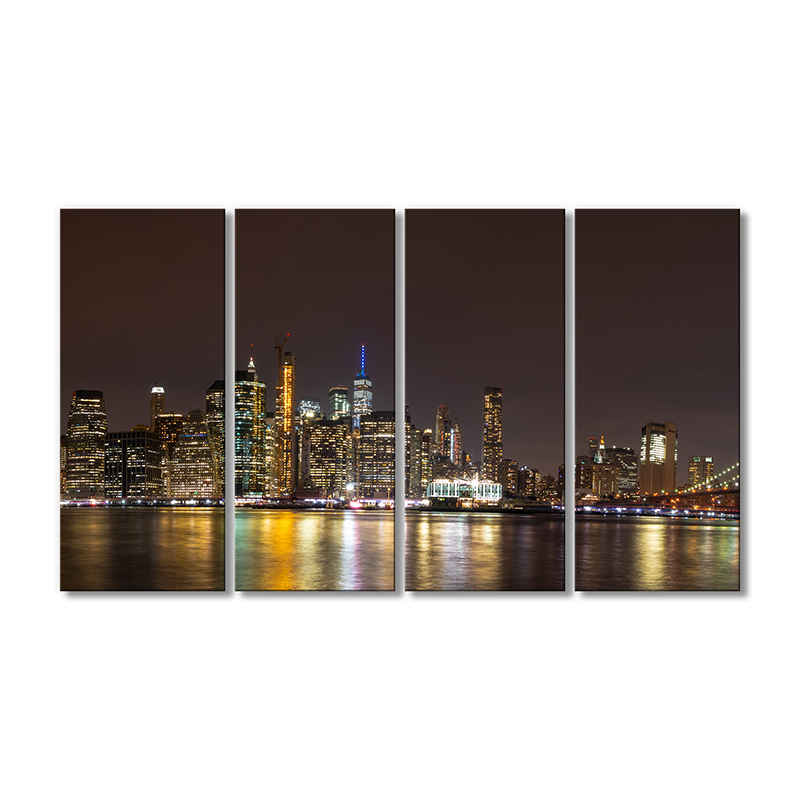 

Модульная картина Artel «На горизонте ночной Нью Йорк» 4 модуля 70x105 см