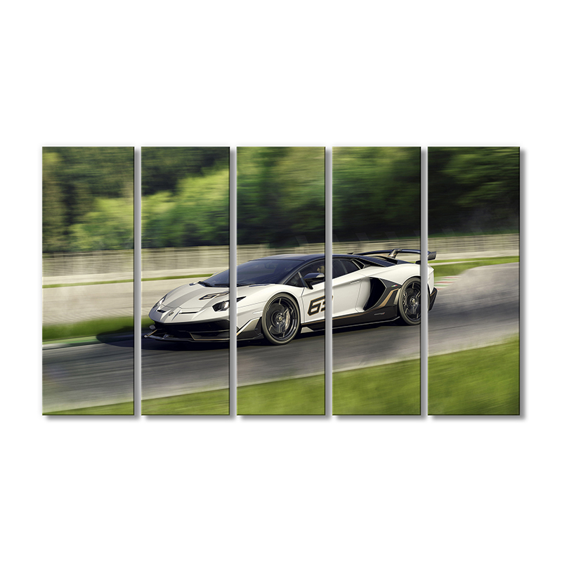 

Модульная картина Artel «Ламборджини Авентадор SVJ» 5 модулей 90x135 см